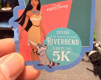 2026 Virtual Series Just Around The Riverbend 5k Sticker