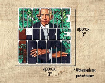 Obama, Black Leaders Icons Vinyl Stickers, BLM, Black History Month