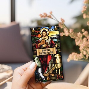 Lustig - &quot;Jesus Liebt Alle die Ihn Hass haben&quot; Anti-MAGA Sticker, Anti-Trumpf