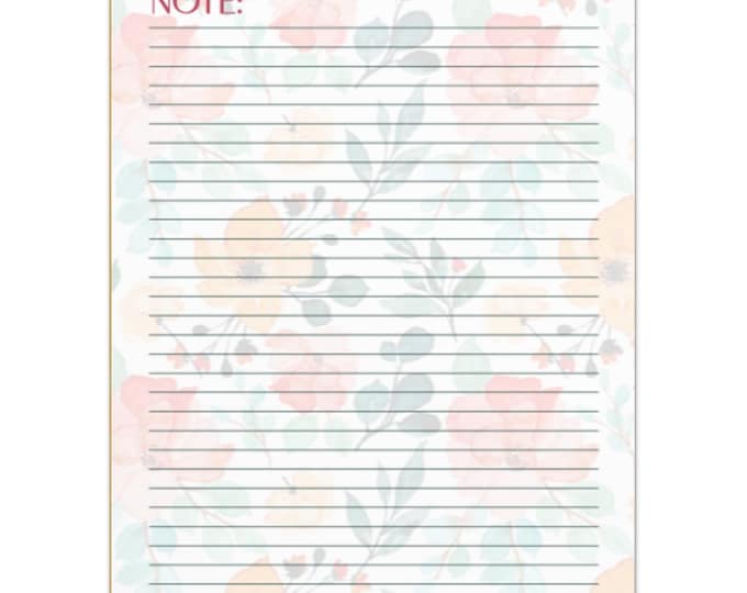 The Mother Collection| Spring Fling| Floral Notepad