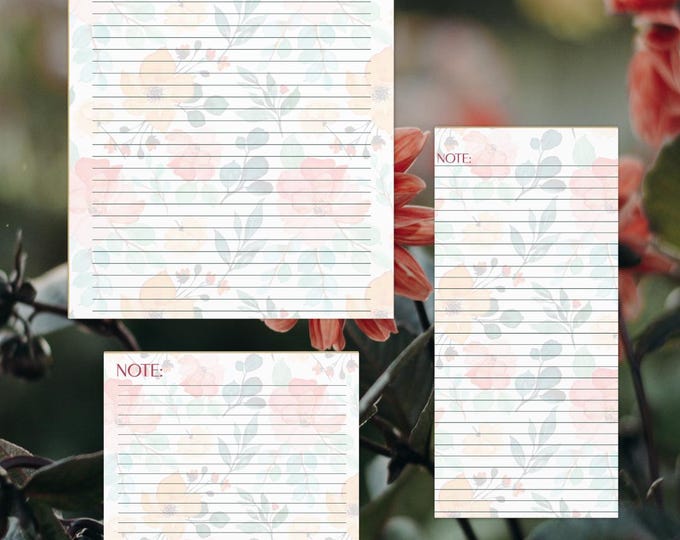 The Mother Collection| Spring Fling| Floral Notepad