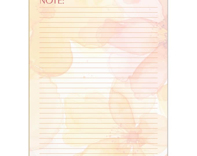 The Mother Collection| Soft Fire Bloom Notepad