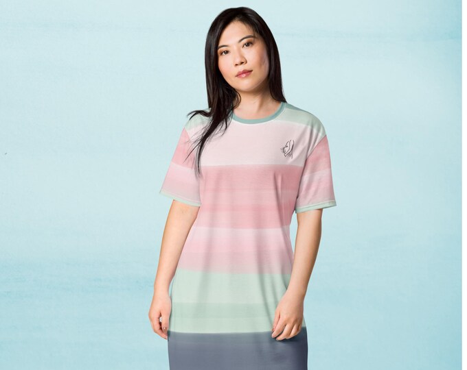 Mother Collection Comfort Dress| Blue and Pink