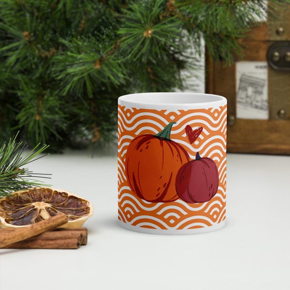 Mother Collection| White Glossy Mug| Sweet Pumpkin