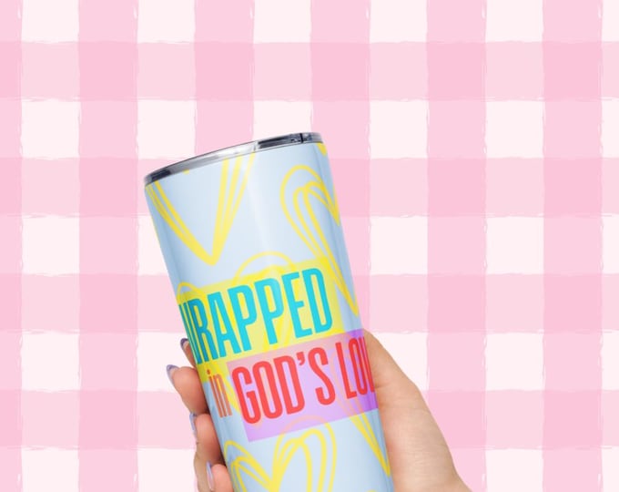 God is My Love| Blue Mother Collection Stainless Steel Tumbler