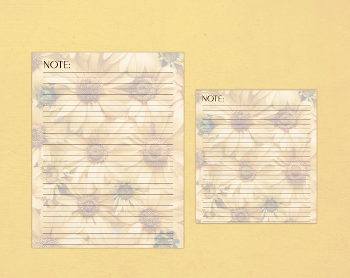 The Mother Collection| Sunflower Notepad
