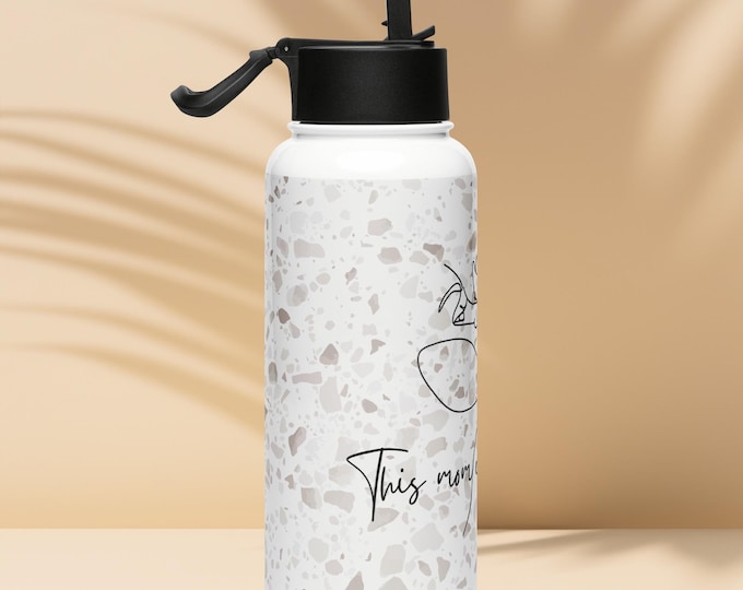 The Mother Collection Stainless Steel Water Bottle Light Stone