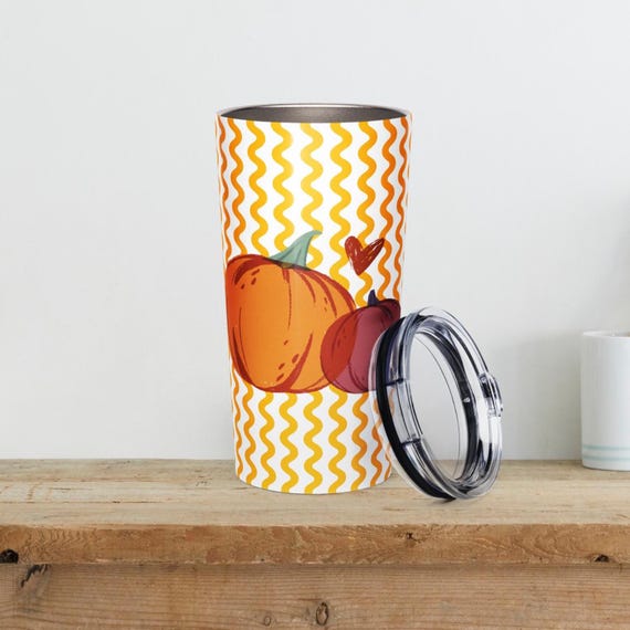 Mother Collection| Tapered Stainless Steel Tumbler| Sweet Pumpkin