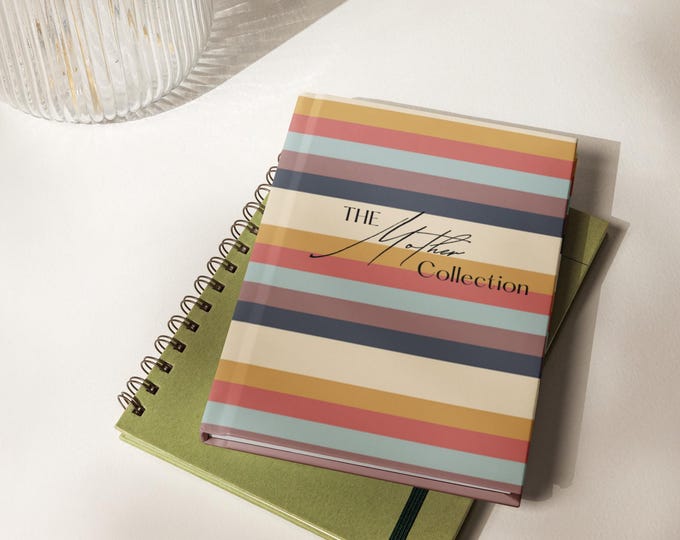 The Mother Collection Hardcover Journal| Autumn Lines| Postpartum/Experienced/Seasoned Mother