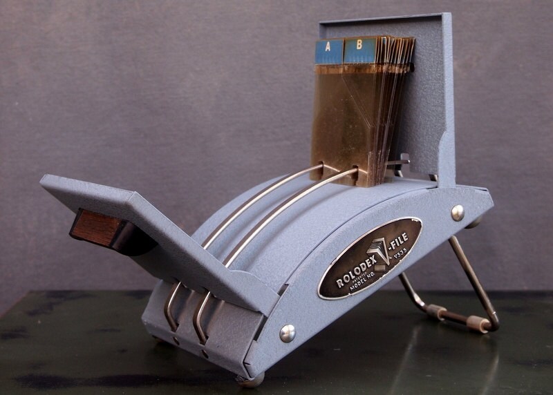 Vintage Zephyr Rolodex V File Model v535 Mid Century Office Etsy