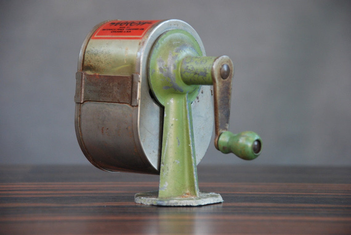 Vintage Arrow Pencil Sharpener Desk or Wall Mount Etsy