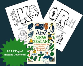 Coloring New Zealand: An A to Z Adventure