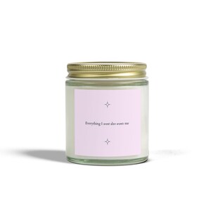 Motivational Scented Candles, Coconut Apricot Wax, Home Decor, Aromatherapy, Gifts for Her, Self-Care, Relaxation