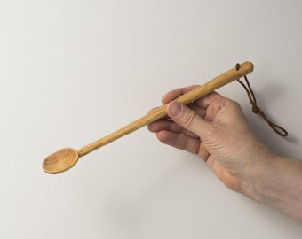 Hand-Carved Long-Handled Spoon