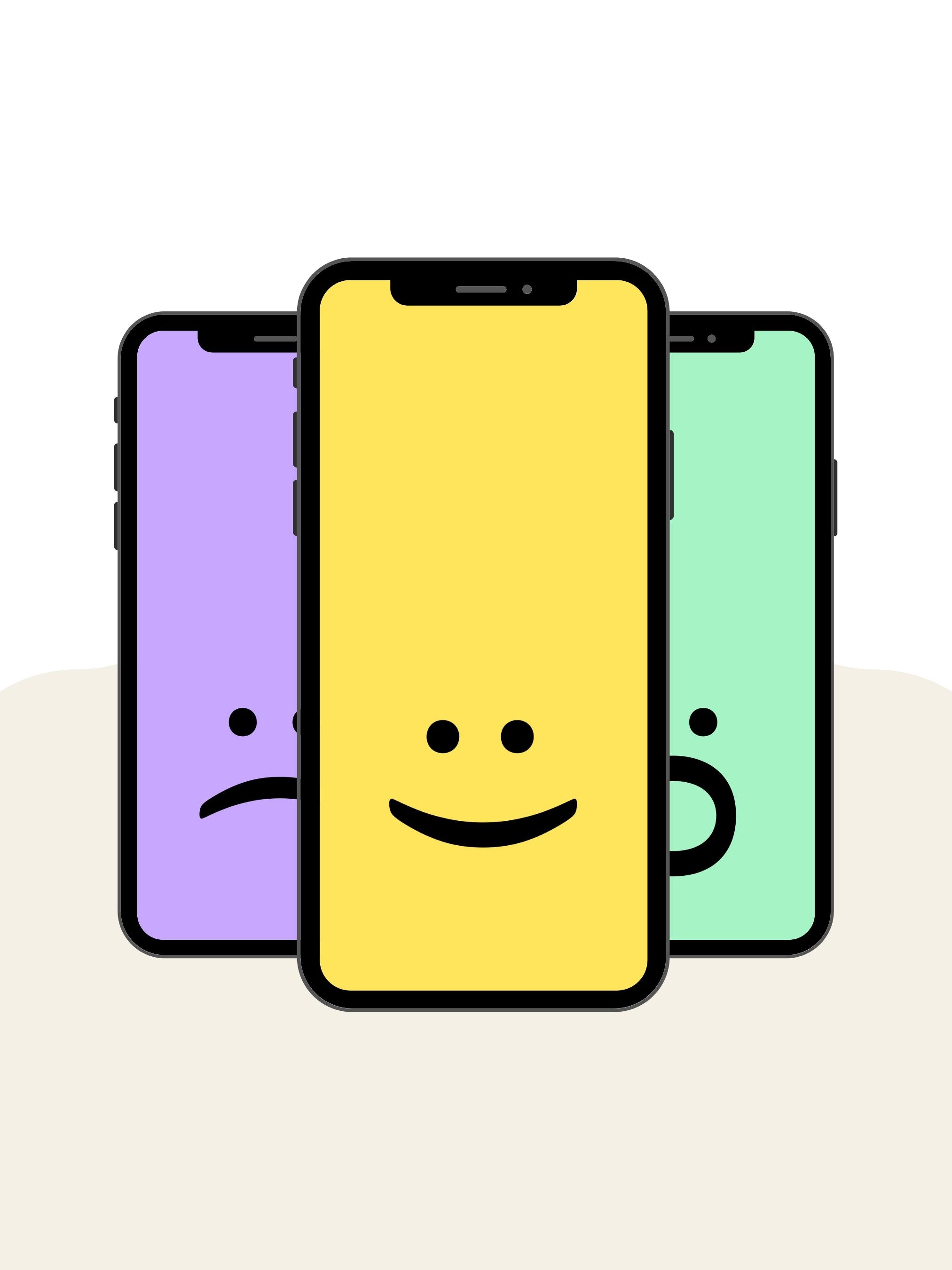 Old School Emoticon Phone Wallpaper | Retro Digital Backgrounds for ...