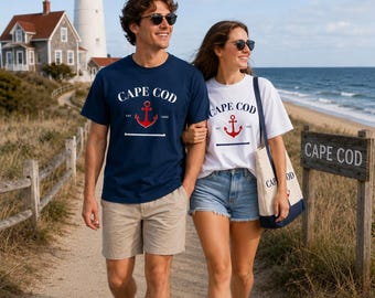 New England Series Tee Cape Cod Anchor, Comfort Colors
