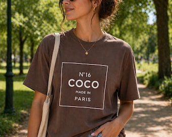 Coco Made In Paris Tee Comfort Colors