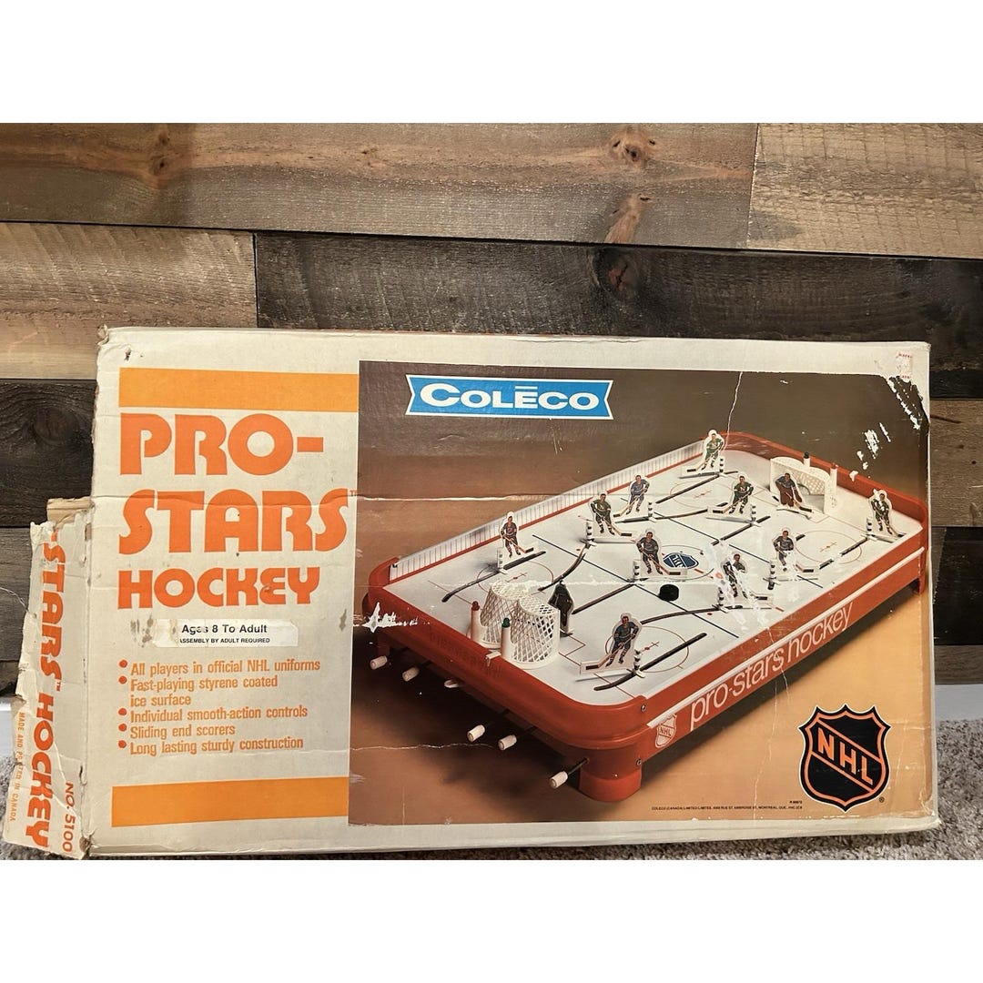 VTG 80s NHL Prostars Coleco Tabletop Hockey Leafs/canucks Works - Etsy