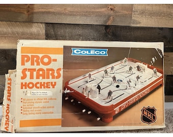 VTG 80s NHL Prostars Coleco Tabletop Hockey Leafs/Canucks Works