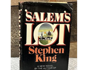 SALEM'S LOT by Stephen King (1975, Hardcover) Book Club Editition