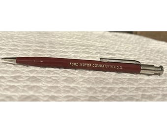 Vintage Autopoint Mechanical Pencil Ford Motor Company w/ Metal Cap