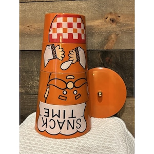 Set di snack impilabili Vintage MCM Chef, 4 pezzi, importato dal Giappone.