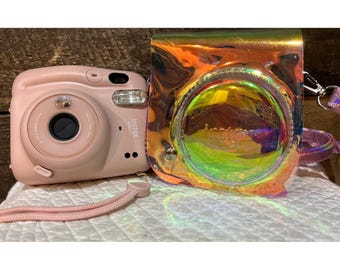 Fujifilm - instax mini 11 instantfilmcamera - blushroze - met hoes/doosje
