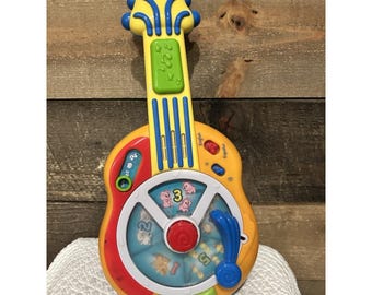 Leap Frog BILINGUAL English Spanish Music Nunber ANIMAL Sounds Learning Guitar