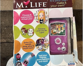 My Life Portable Travel Console Handheld Game 2008 Playmates New Damaged Box