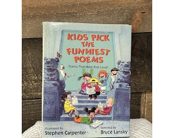 Los niños eligen los poemas más divertidos - Bruce Lansky (Tapa dura, con sobrecubierta, 1991)