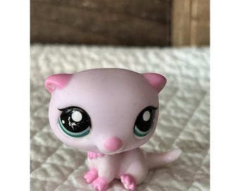 Figura de juguete LPS Hasbro Nutria marina rosa Littlest Pet Shop
