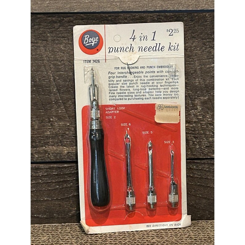 12 Pièces Punch Needle Kit, Broderie Kits, Kit D'outils de Poinçonnage