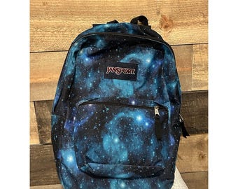 blue galaxy jansport bag Big Student Backpack (GALAXY.) : Clothing, Shoes & Jewelry and zippered utility pockets keep all of your gear organized Jansport Trans Galaxy Cosmic Backpack