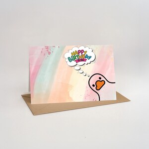 Funny and Modern Printable Birthday Card – Great DIY Greeting – Instant PDF Download – Blank Inside – Digital Card for Him and Her