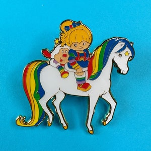 Rainbow Brite and Friends Enamel Pin - 80s Cartoon Nostalgia - Lapel Badge