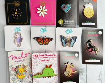 Enamel Pin Collection Sale - Animals and Nature