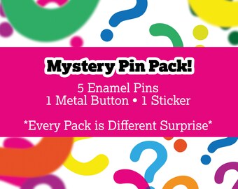 Heremeow's Mystery Pin Pack - Blind Bag Enamel Pins and More