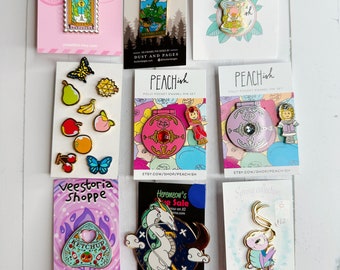 Enamel Pin Collection Sale - Nostalgia and More