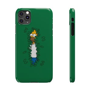 楽しいスリムな携帯電話ケース、シンプソンズファンへのユニークなギフト、風変わりなユーモアのある携帯電話カバー、誕生日、休日、日常使いに最適
