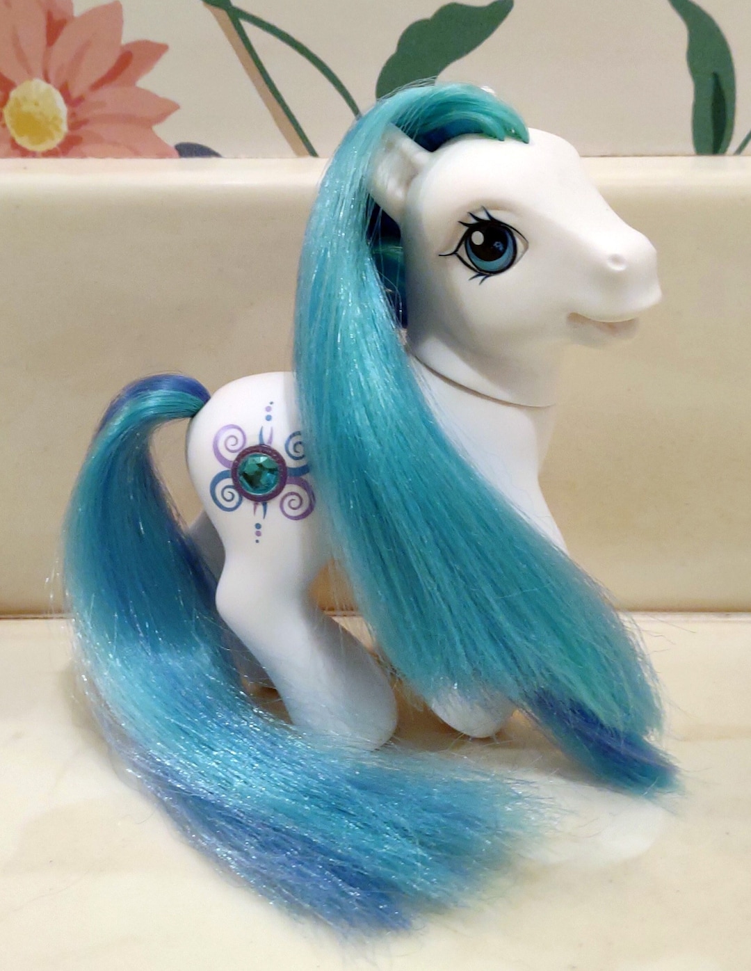 Peri Winkle Vintage G3 My Little Pony 2003 Jewel Pony Blue - Etsy
