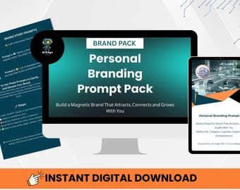 Personal Branding Prompt Pack — Build Authority and Trust with AI | For Creators, Coaches, Digital Entrepreneurs