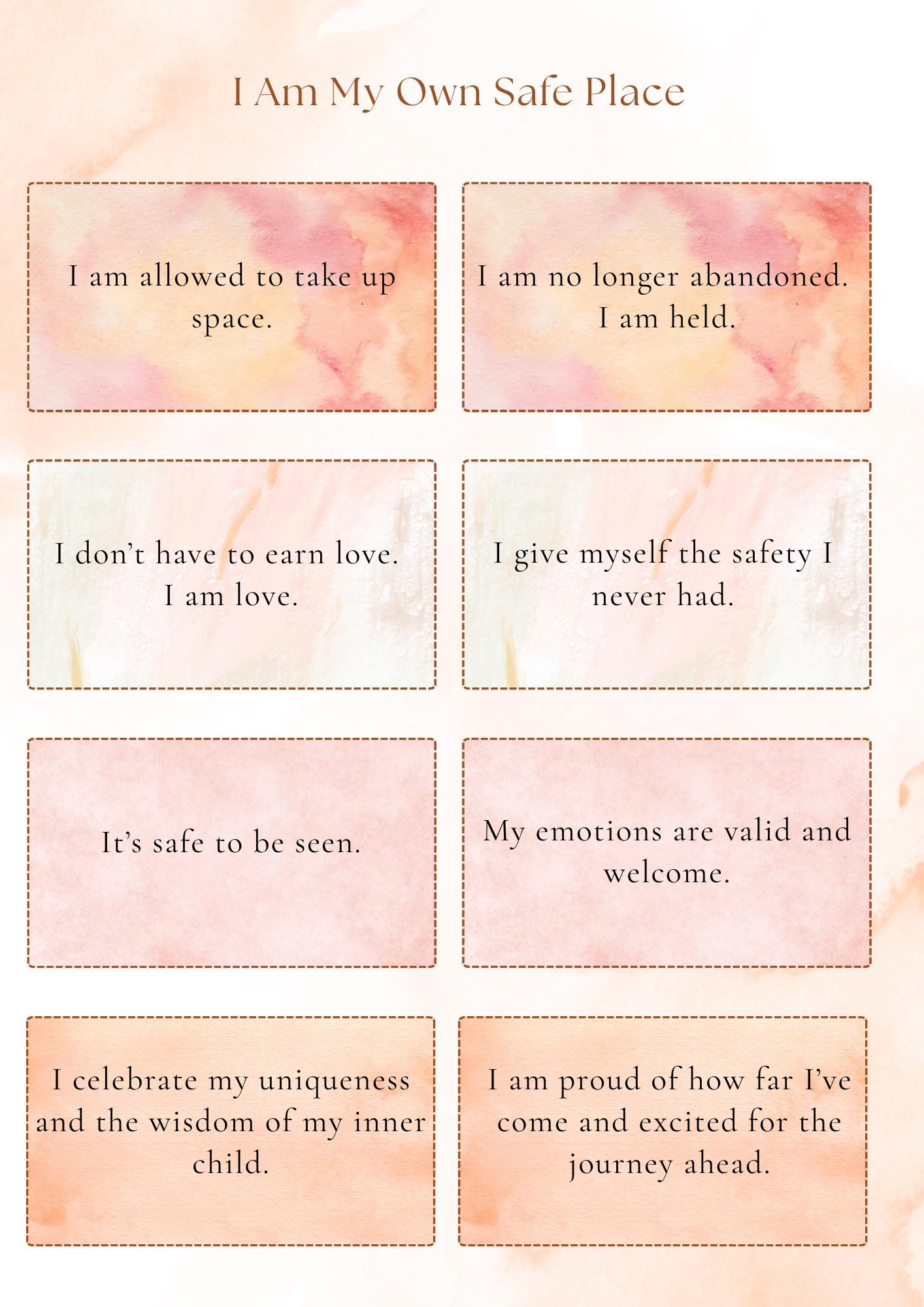 Inner Child Healing Journal – Printable Self-love & Shadow Work Guide ...