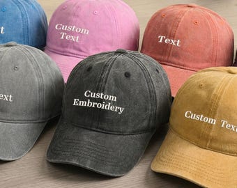 Personalized Embroidered Mother's Day Hat, Custom Mom Baseball Cap, Vintage Dad Hat for Women, Birthday Gift for Her, Stylish Casual Cap