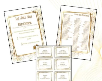 Jeu des binômes - Digital FR