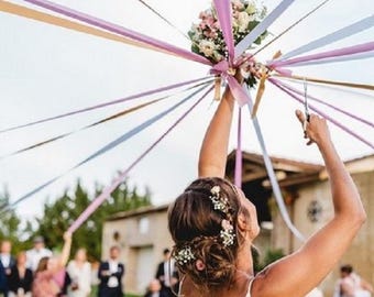 Personalized Wedding Ribbon Round - Elegant and Unique Decoration