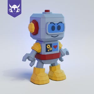 Szablony papierowe Robot VR1 RODVAL, pedf, dxf i SVG