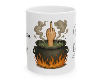 ACOTAR Book Mug | Cauldron Boiled High Fae | Romantasy Reader Gift | Night Court Coffee Cup | SJM Book Lover