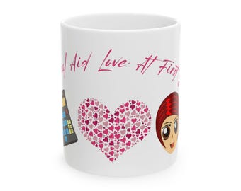 Financial Aid Love at First Sight Mug | Funny Higher Ed Staff Gift | College Office Humor | University Coworker Mug