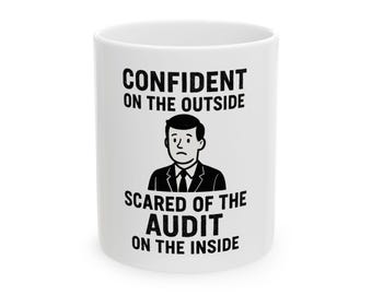 Financial Aid Audit Mug | Funny Higher Ed Director Gift | College Office Humor | Aid Counselor Appreciation Mug