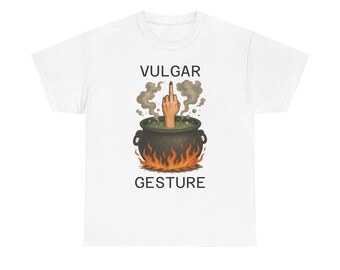 ACOTAR Vulgar Gesture Tee | Nesta Cassian Night Court | Romantasy Funny Graphic Shirt | SJM Fan Gift | Fairy Fantasy